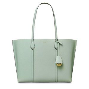 *New with Tags* Tory Burch PERRY TRIPLE-COMPARTMENT TOTE BAG in Blue Celadon